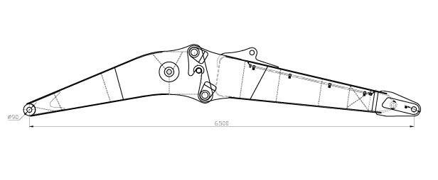 demolition coupling boom