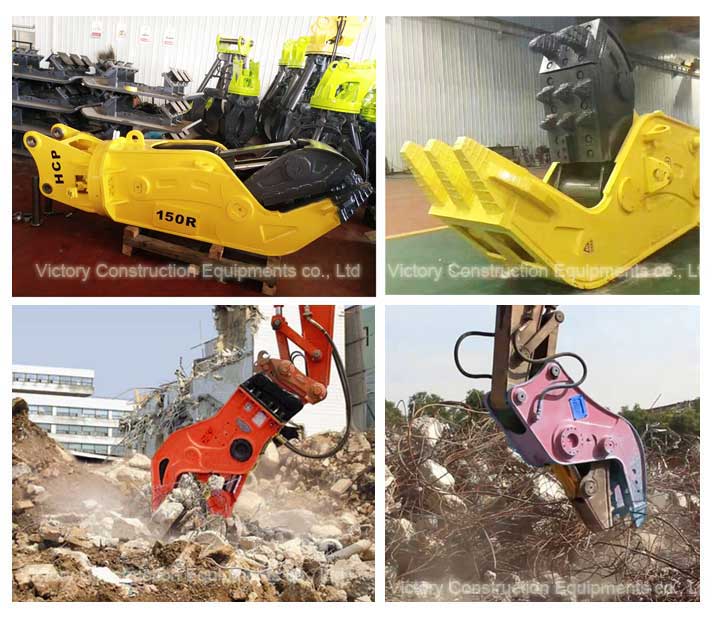 rotary hydraulic concrete pulverizer to england customer
